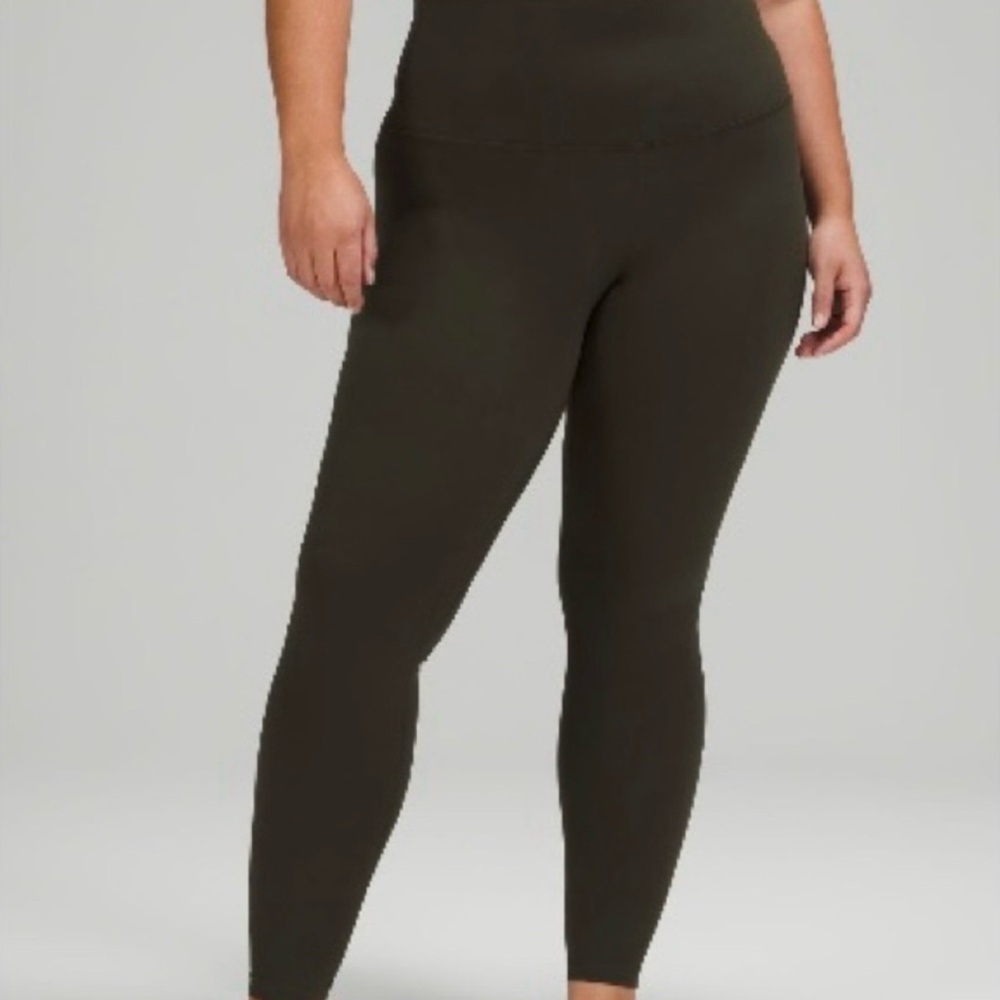 lululemon Align Super High-Rise 28” Leggings - Dark Olive Size 18